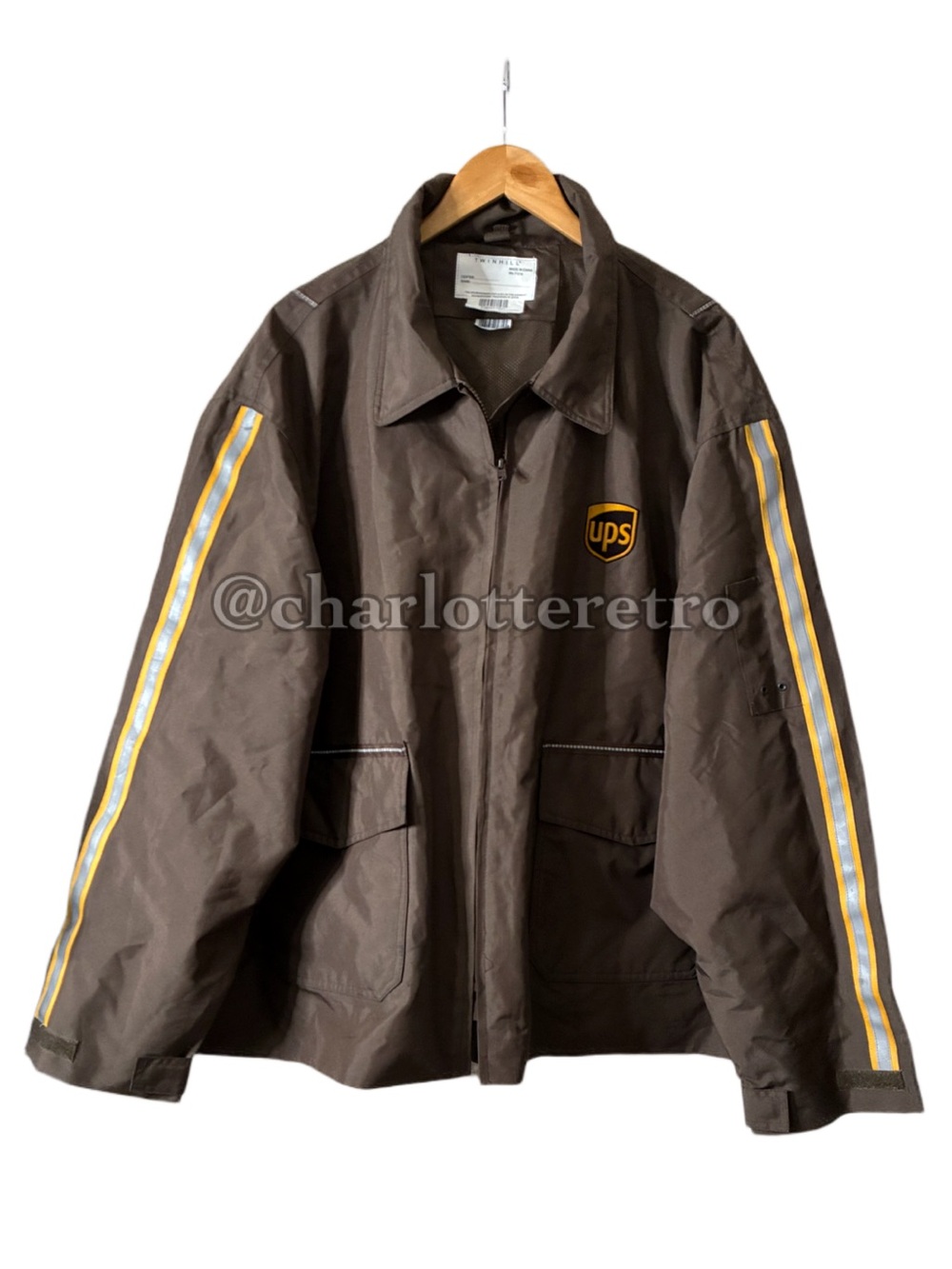 Twinhill UPS Scotchlite Reflective Full Zip Work Jacket